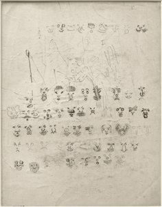 Série de máscaras de James Sidney Ensor