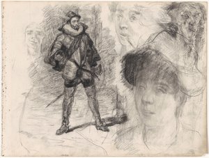 Soldado espanhol e quatro rostos de James Ensor
