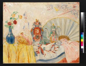 Natureza Morta com Cerâmica Chinesa de James Ensor