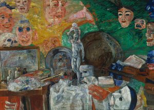 Natureza morta no estúdio ou atributos das Artes de James Ensor