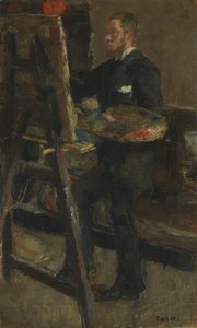 O pintor Alfred William Finch de James Ensor