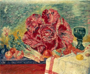 O repolho vermelho de James Ensor