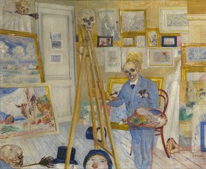 O Esqueleto Pintor, 1896.