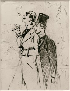 Dois cavalheiros de James Sidney Ensor