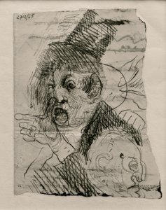 Duas cabeças e uma mão. de James Sidney Ensor