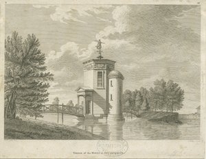 Shugborough - Templo dos Ventos: gravura, nd [final do século XVIII] (imprimir)