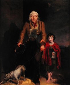O Mendigo Cego (óleo sobre tela)