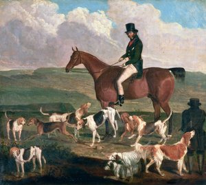 Tom Llewelyn Brewer em seu cavalo, &39;The Doctor&39;, c.1845