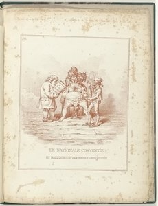 A esterilidade da Convenção Nacional, 1795
A Convenção Nacional sobre a esterilidade de uma Constituição (título sobre o objecto)
Hollandia Regenerata (título da série)