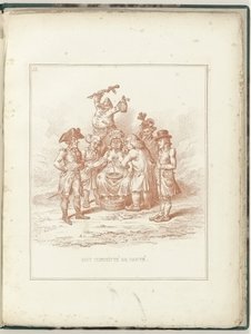 Comité de Saúde, 1795
The Committé de Santé (título sobre o objecto)
Hollandia Regenerata (título da série) de James Gillray (possibly)