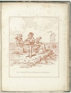 Comitê de Comércio e Navegação, 1795 O Comitê de Comércio e Navegação (título do objeto) Hollandia Regenerata (título da série)