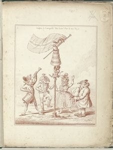 Título da série Hollandia Regenerata, 1795 Hollandia Regenerata (título no objeto) Hollandia Regenerata (título da série)