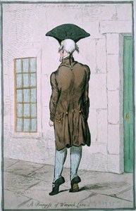 A Burgess of Warwick Lane, publicado por Hannah Humphrey em 1795 (gravura colorida à mão) de James Gillray