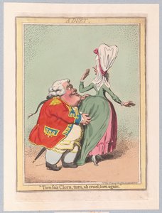 Um dueto, bar. 1792 (gravura colorida à mão)