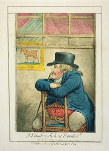 Um prato de pé no Boodles, publicado por Hannah Humphrey, 1800