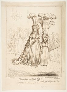 Personagens em High Life, 20 de junho de 1795. de James Gillray