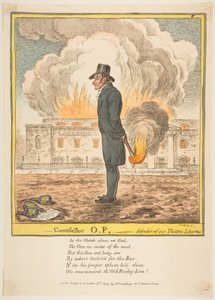Conselheiro OP-Defensor de nossas Liberdades Teatrais, 5 de dezembro de 1809. de James Gillray