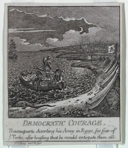 "Democracia, ou um Esboço de de James Gillray