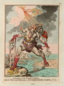 Destruição do Colosso Francês, 1798.