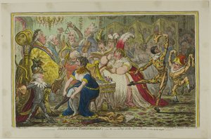 Amadores-Teatrais de James Gillray