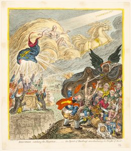 Discípulos Pegando o Manto de James Gillray