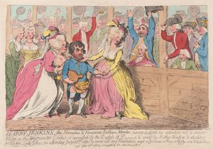 Harry Jenkins, o masculino e feminino Bellows Mender, pub. 1788 (gravura colorida à mão)
