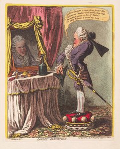 Elevação Lordly, pub. 1802 (gravura colorida à mão)