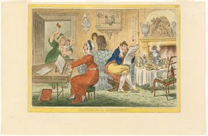 Harmónicas matrimoniais (Reto) de James Gillray