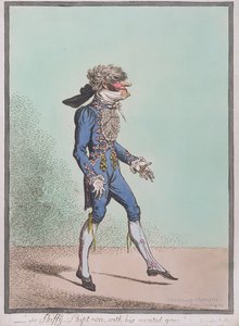 &39;Então Skiffy-Skipt-on, com sua graça normal&39; publicada por Hannah Humphrey em 1800 (gravura colorida à mão)