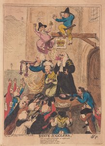 Malabaristas do estado, bar. 1788 (gravura colorida à mão)