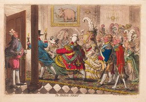 A noite nupcial, pub. 1797 (gravura colorida à mão)