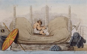 O Incubus 1784 (gravura colorida à mão) de James Gillray