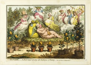 A Orangerie de James Gillray