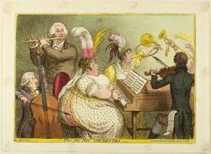A Orquestra Pic-Nic de James Gillray