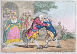The Reconciliation, publicado por Hannah Humphrey, 1804 (gravura colorida)