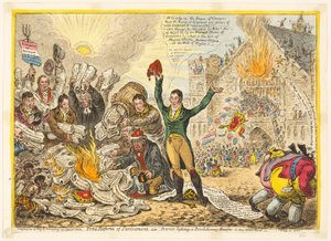 A verdadeira reforma do Parlamento de James Gillray