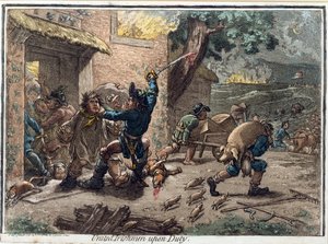 United Irishmen Upon Duty, publicado por Hannah Humphrey em 1798
