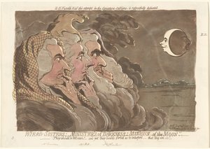 Irmãs Estranhas; Ministros das Trevas; Minions da Lua de James Gillray