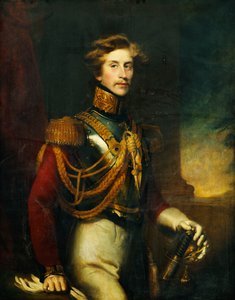 Retrato de Arthur Vansittart, de três quartos, no uniforme dos salva-vidas,