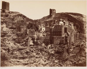Mosteiro de Mar Saba, c. 1855 (foto) de James Graham