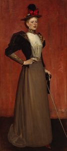 Maggie Hamilton (Sra. A.N. Paterson) (óleo sobre tela)