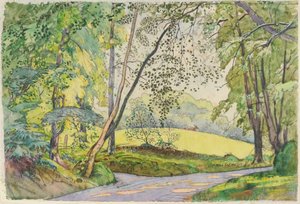 Através das árvores, 1910-15 (wc no papel)