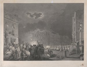 O motim em Broad Street a sete de junho de 1780 de James Heath
