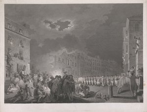O motim em Broad Street a sete de junho de 1780 de James Heath