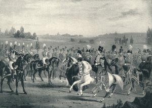 Revisão dos 1º Guardas de Vida e 8º Hussardos, 4 de junho de 1842, 1842 1909 de James Henry Lynch