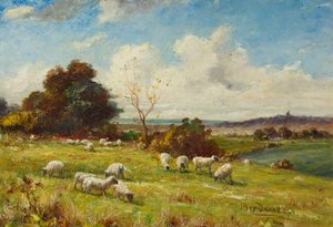 Uma Pastoral, c.1910 (pintura) de James Hey Davies