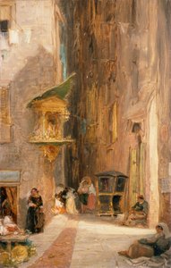 Rua de Génova (óleo sobre tela)