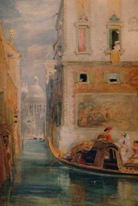 A gôndola, Veneza, 1865, 1935 de James Holland