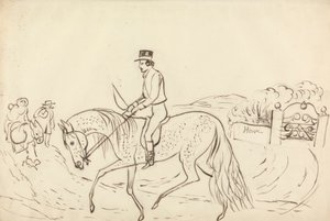 Cena com Cavalo e Cavaleiro