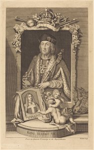 Rei Henrique VII de James Hulett after George Vertue